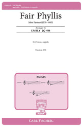 Fair Phyllis SSA choral sheet music cover
